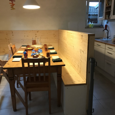 Hier kochen und essen wir